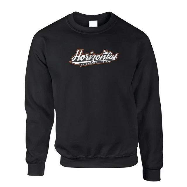 Sports Parody Jumper Horizontal Running Team Logo Joke Funny Novelty Sweatshirt