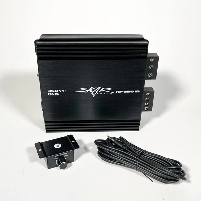 SOUSAMPLIFICATEUR MONOBLOC SKAR AUDIO RP350.1D 350 WATTS RMS CLASSE D