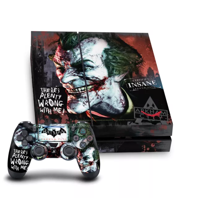 Batman Arkham City Graphics Vinyl Skin Decal For Sony Ps4 Console & Controller