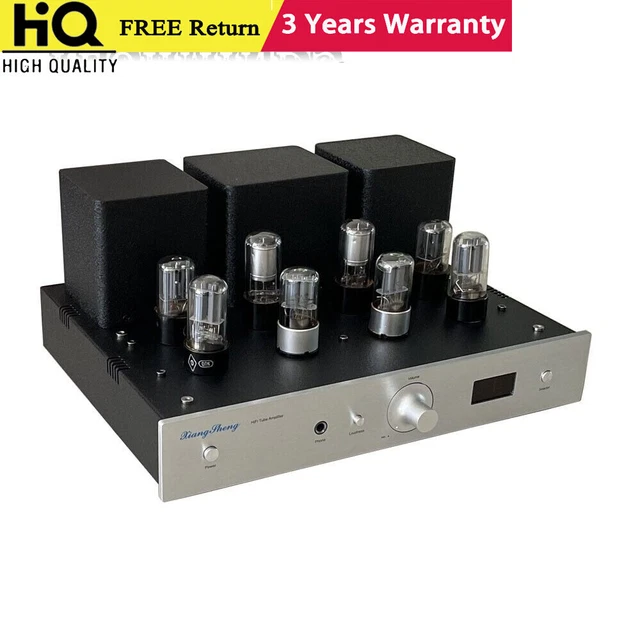 HIFI TUBE PREAMPLIFIER Tube Preamp Headphone Amplifier with Silver