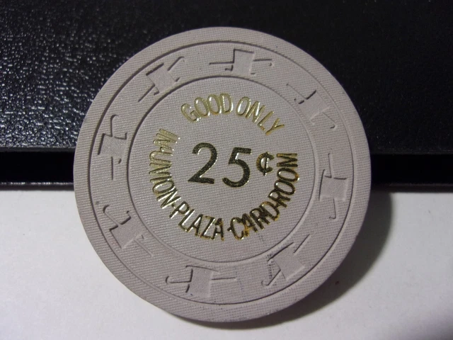 UNION PLAZA HOTEL CASINO 25¢ hotel casino gaming poker chip - Las Vegas, NV