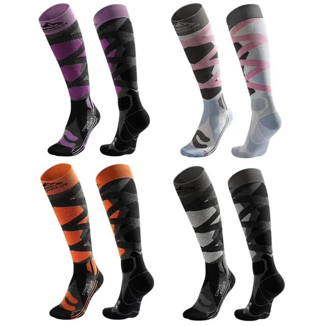 Thick Long Socks for Skiing and Hiking Stay Warm in Cold Weather Unisex