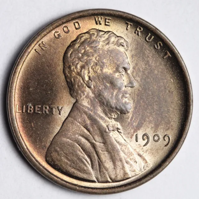 1909 VDB Lincoln Wheat Cent Penny CHOICE BU *UNCIRCULATED* MS E129 SNN