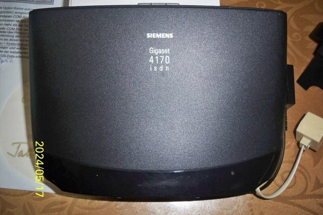 SIEMENS GIGASET ISDN 4170 Telefonsystem Basisstation, für bis zu 8 ...