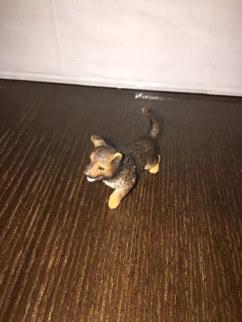 Schleich Dog German Shepherd  Puppy Plastic Animal 16832 Toy Figure Figurine