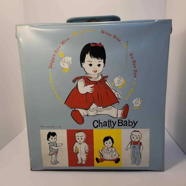 Mattel Vintage 1962 Chatty Baby Doll Case **CASE Only**