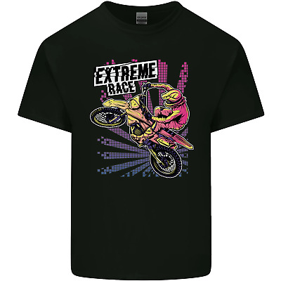 EXTREME Race Motocross Dirt Bike Moto Da Uomo Cotone T-Shirt Tee Top