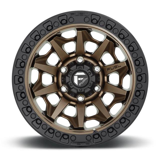 ONE 17X9 FUEL D696 Covert 5x5/5x127 -12 Matte Bronze Black Wheel Rim 71 ...