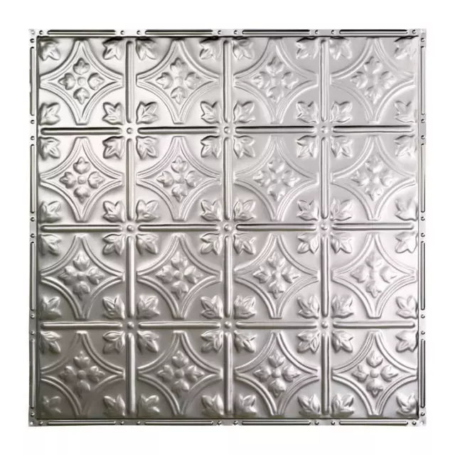 Great Lakes Tin Ceiling Tile 2 ft. x 2 ft. Metal w/ Nail Up Mount (Case of 5)