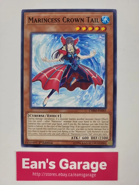 Yu-Gi-Oh! Marincess Mandarin - CHIM-EN002 - Rare - 1st Edition - Chaos Impact Booster Pack Card - View #2