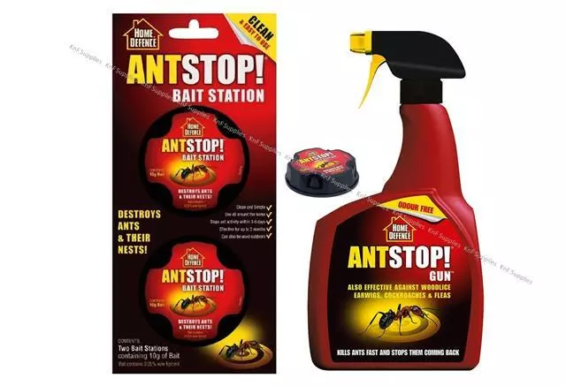 Home Defence Ant Stop Killer Bait Station Antstop Nest Killer Trap Spray