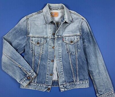 LEVIS 70500 04 L jacket denim destroyed 