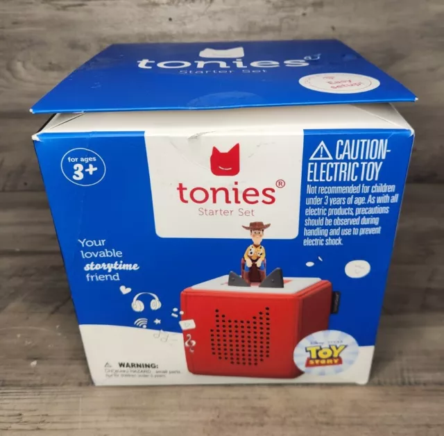 Tonies Disney Pixar Toy Story Toniebox Audio Player Starter Set. Free Shipping.