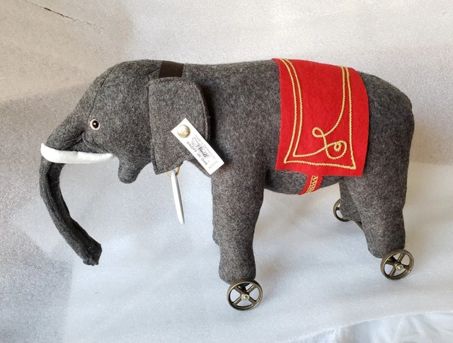 PELUCHE STEIFF ANIMAL éléphant 11 cm. Excellent état EUR 29,08