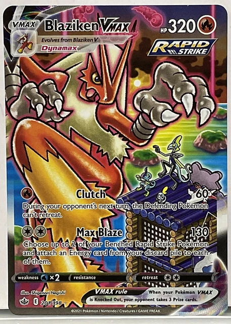 POKÉMON TCG BLAZIKEN VMAX SWSH12: Silver Tempest Trainer Gallery