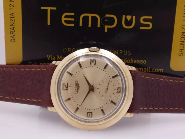 Longines Wittnauer Oro 10 Kt Gold Filled Anno 1954 Carica Manuale Orologio