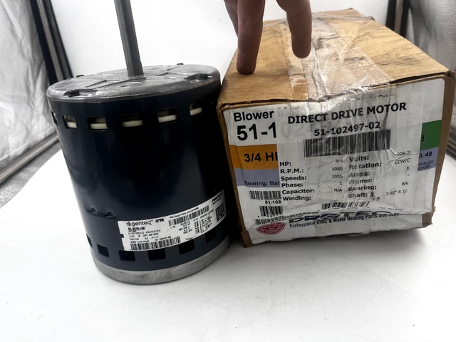 Protech 51-102497-00 3/4HP 1 Phase 208-230V 6A 4"x.5" Shaft 5SME39NXL076A