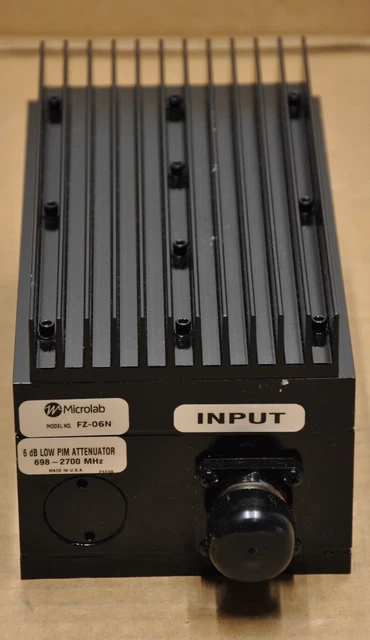 Microlab FZ-06N 6dB LOW PIM ATTENUATOR 698-2700 MHZ NEW