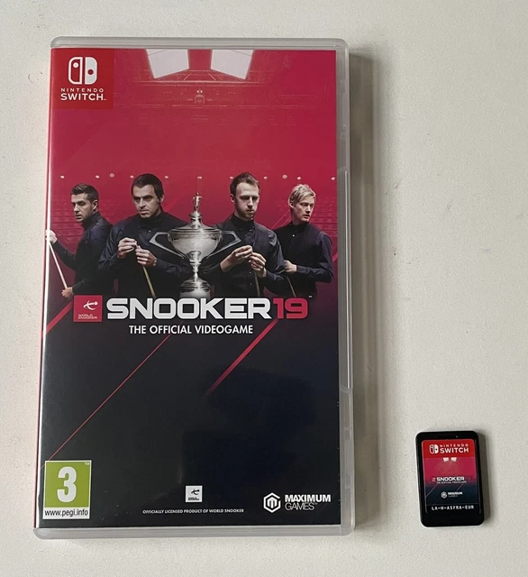 Snooker 19: il videogioco ufficiale per Nintendo Switch in scatola PAL