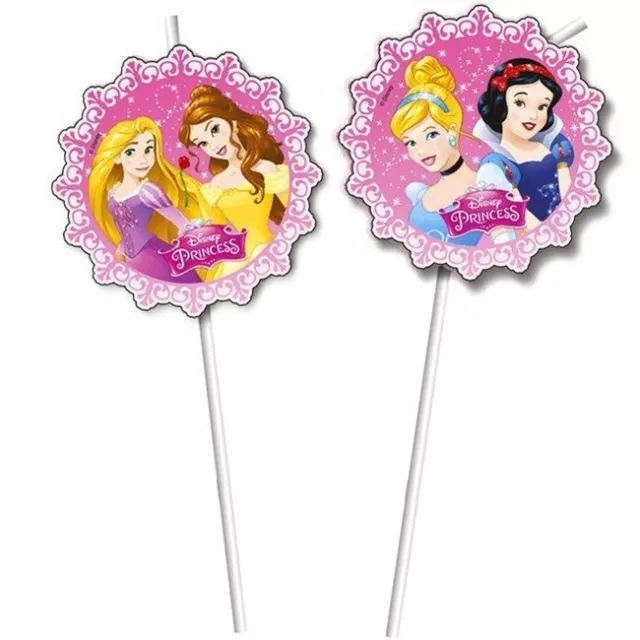 Disney Princess Disposable Straws (Pack of 6) (SG31345)