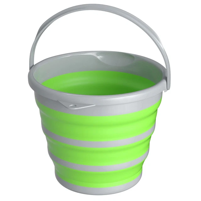 Cubo plegable 10 L cubo plegable cubo de limpieza cubo de agua cubo de basura plegable