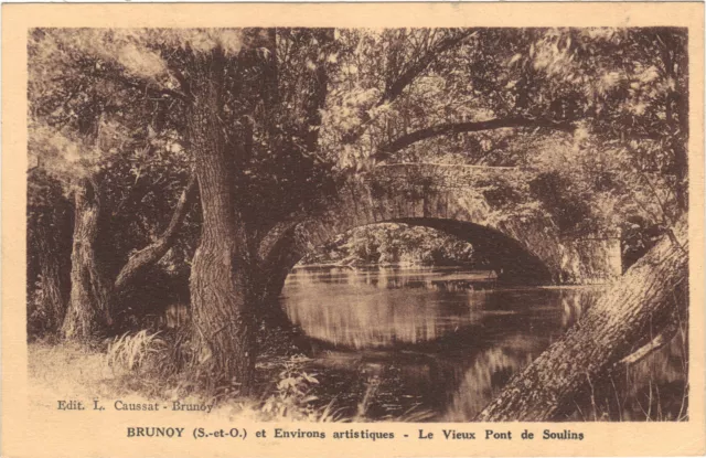 BRUNOY - Le vieux pont de Soulins   (F9593)