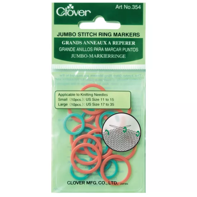 Anillos marcadores de punto jumbo de trébol