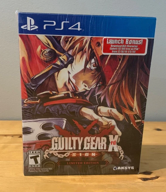 Sony Playstation 4 PS4 Guilty Gear Xrd Sign Limited Collector Edition NEW SEALED