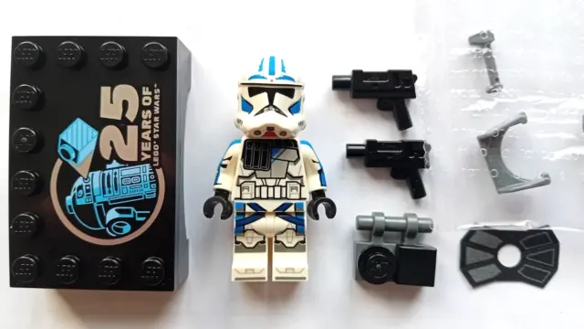 Lego Star Wars Arc Trooper Fives Figur + Sockel 25 Jahre Aus Set 75387 Exklusiv