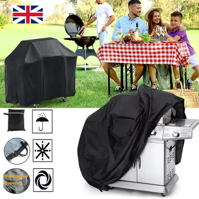 S-Xl Large Bbq Cover Heavy Duty Waterproof Rain Snow Barbecue Grill Protector Uk