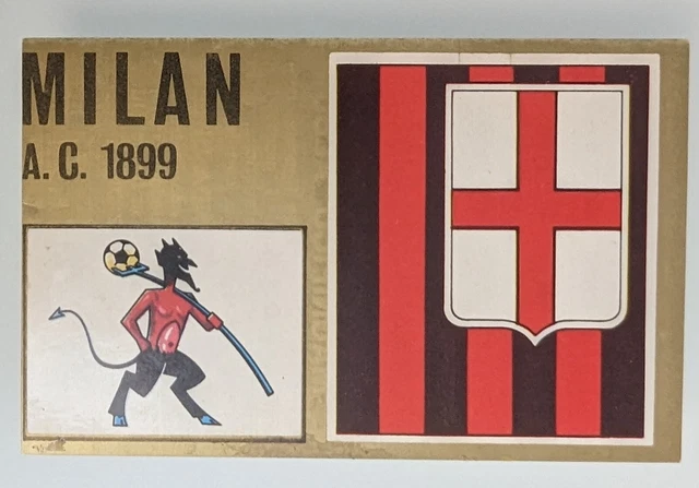 Gagliardetto Ufficiale Milan - Rossonero, Triangolare, 17x14 Cm - Foto 5