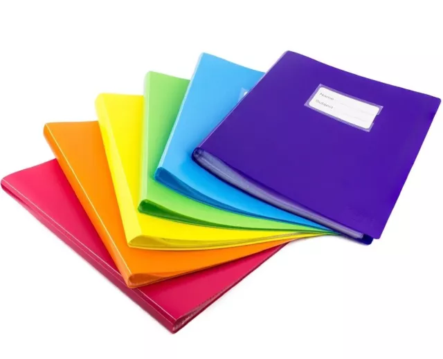 A4 Display Book 10/20/30/60/100 Pockets Presentation Folder File Portfolio Books