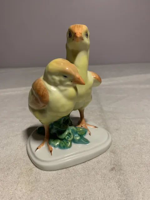 Herend Hand Painted Porcelain Baby Chicks