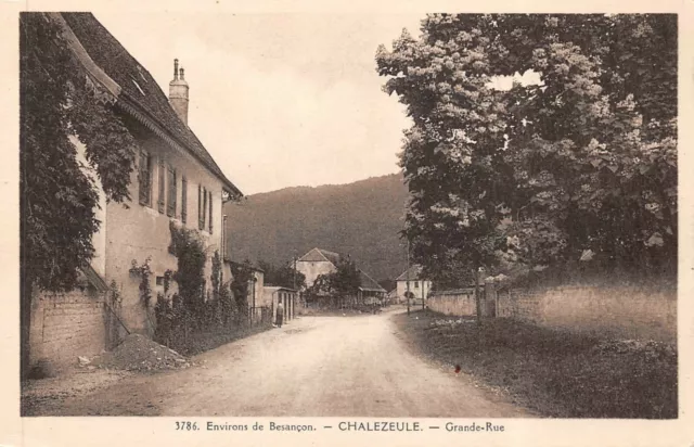 CHALEZEULE - grande rue (Doubs)