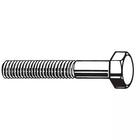 Zoro Select M01200.140.0260 Class 8.8, M14-2.00 Hex Head Cap Screw, Zinc Plated