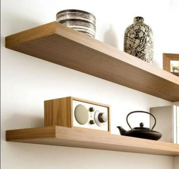 IKEA LACK WALL Floating Shelf Storage Display Shelves Oak Effect Long