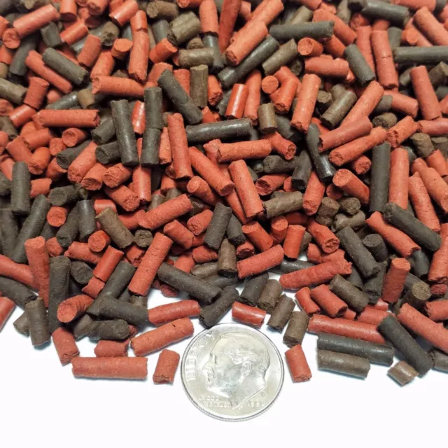 Blackworm & Beef Heart Mix  Bits & Sticks for Carnivores, Axolotls GB- 300