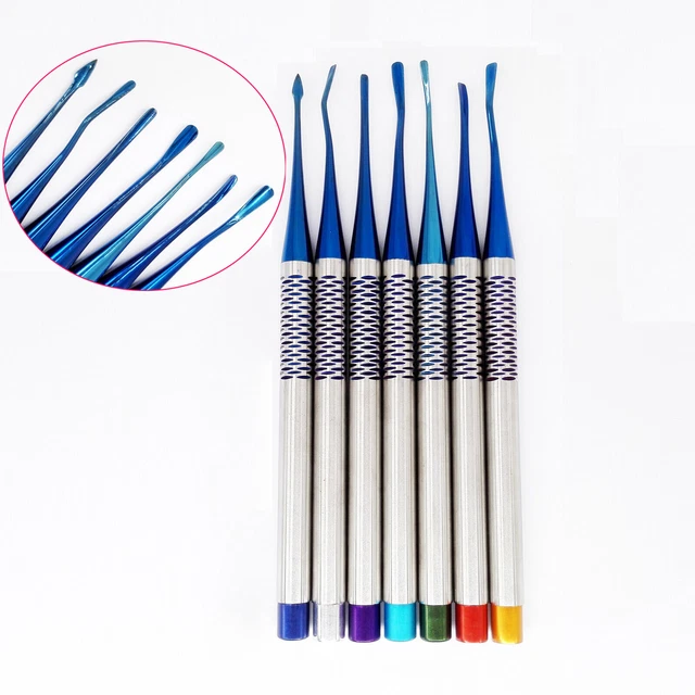 7 in 1 Dental Luxating Root Elevators Precise Restorative Composite Filling DC