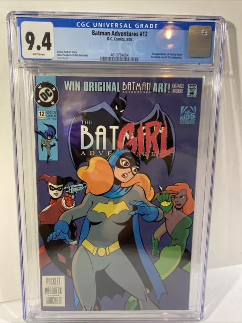 Batman Adventures #12 (1993) CGC 9.4 1st Appearance of Harley Quinn