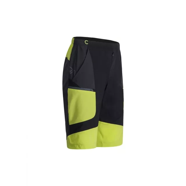 Montura Bloque Luz Bermudas Negro Verde Lima Pantalones Cortos Nuevo Trekking