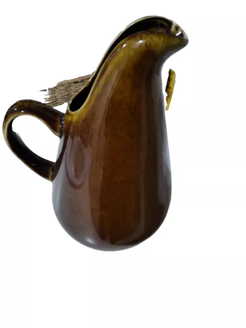 Vintage Russel Wright Oneida Water Pitcher Brown