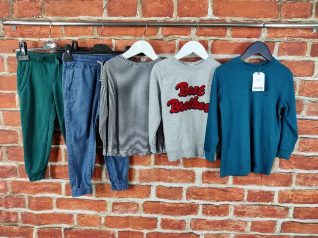 Boys Bundle Age 3-4 Years M&S Next H&M Joggers Long Sleeve Sweater T-Shirt 104Cm