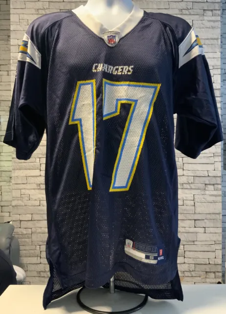 NFL Los Angeles Chargers Phillip Rivers #17 Reebok Jersey Men's Size Small