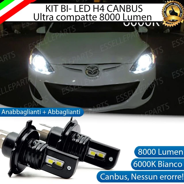 KIT H4 A LED PER FIAT PANDA III LAMPADE LED H4 6000K - Foto 3