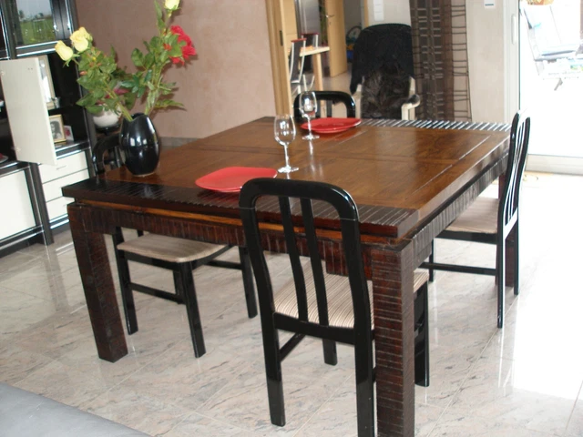 Table De Salle à Manger En Bois Massif - Rectangulaire 300x100cm - Marque Robin Sicle - NEUVE