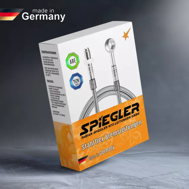 Stahlflex Bremsleitung für BMW R 65 2BS mit ATE BZ BMW248 81-86 Vo.