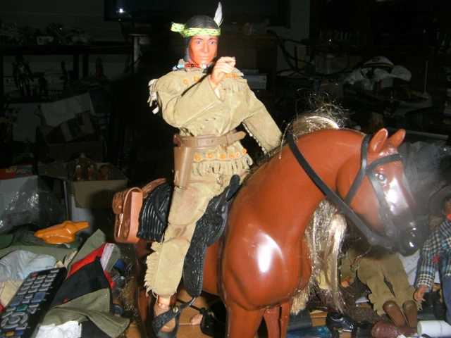 Figurine Marx Gabriel – The Lone Ranger & Tonto – Vintage 1973