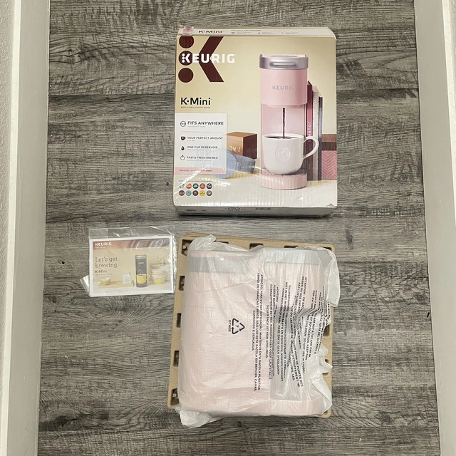 KEURIG KMINI SINGLE Serve KCup Pod Coffee Maker Dusty Rose Pink NEW