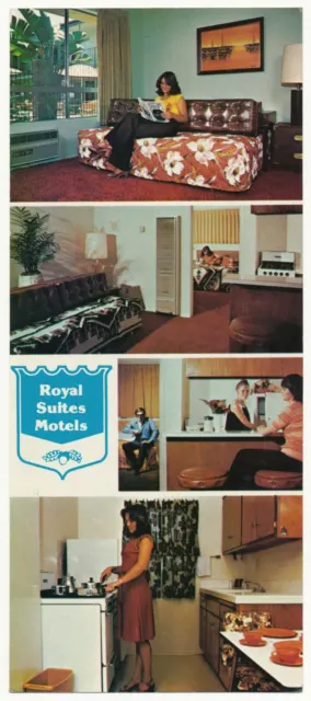 Royal Suites Motels - Vintage Advertising Postcard