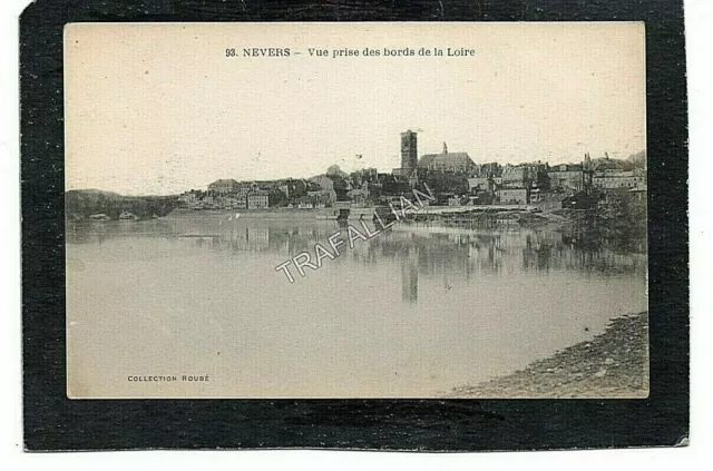 cpa 58 NEVERS - Vue prise des bords de la Loire